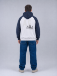 hoodie sayausÍ blue print beige 3.1