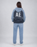 hoodie sayausÍ blue print beige 3.1